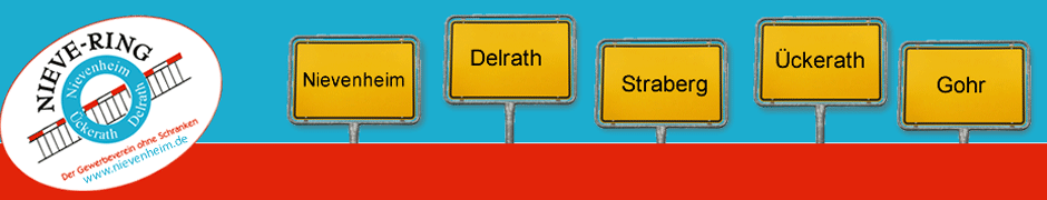 Mitgliedsfirmen in Nievenheim, Delrath, Straberg, Ückerath, Gohr