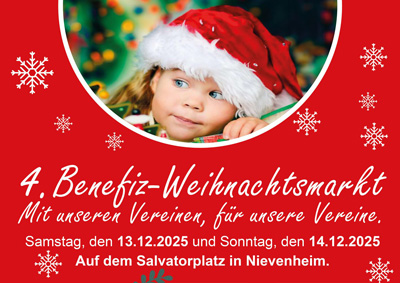 Flyer Benefizweihnachtsmarkt 2025
